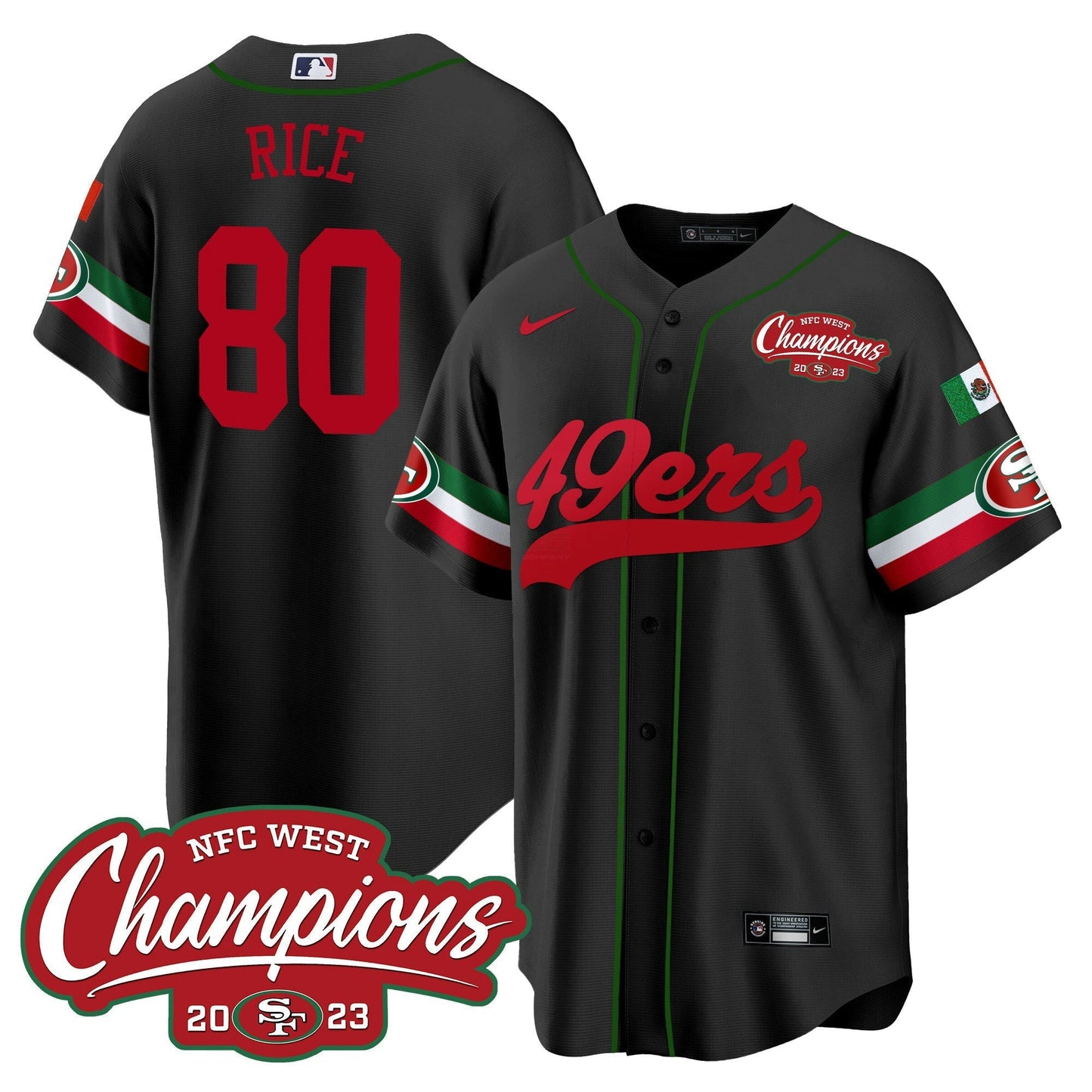Camisa NFL Men’s Mexico 2023 NFC West Champions Jersey