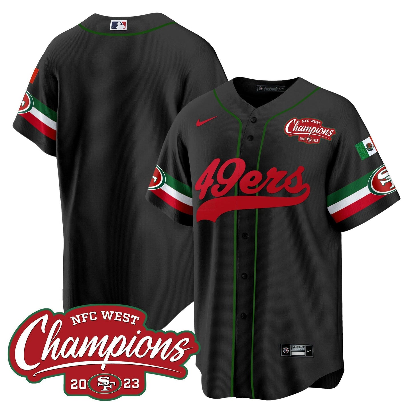Camisa NFL Men’s Mexico 2023 NFC West Champions Jersey