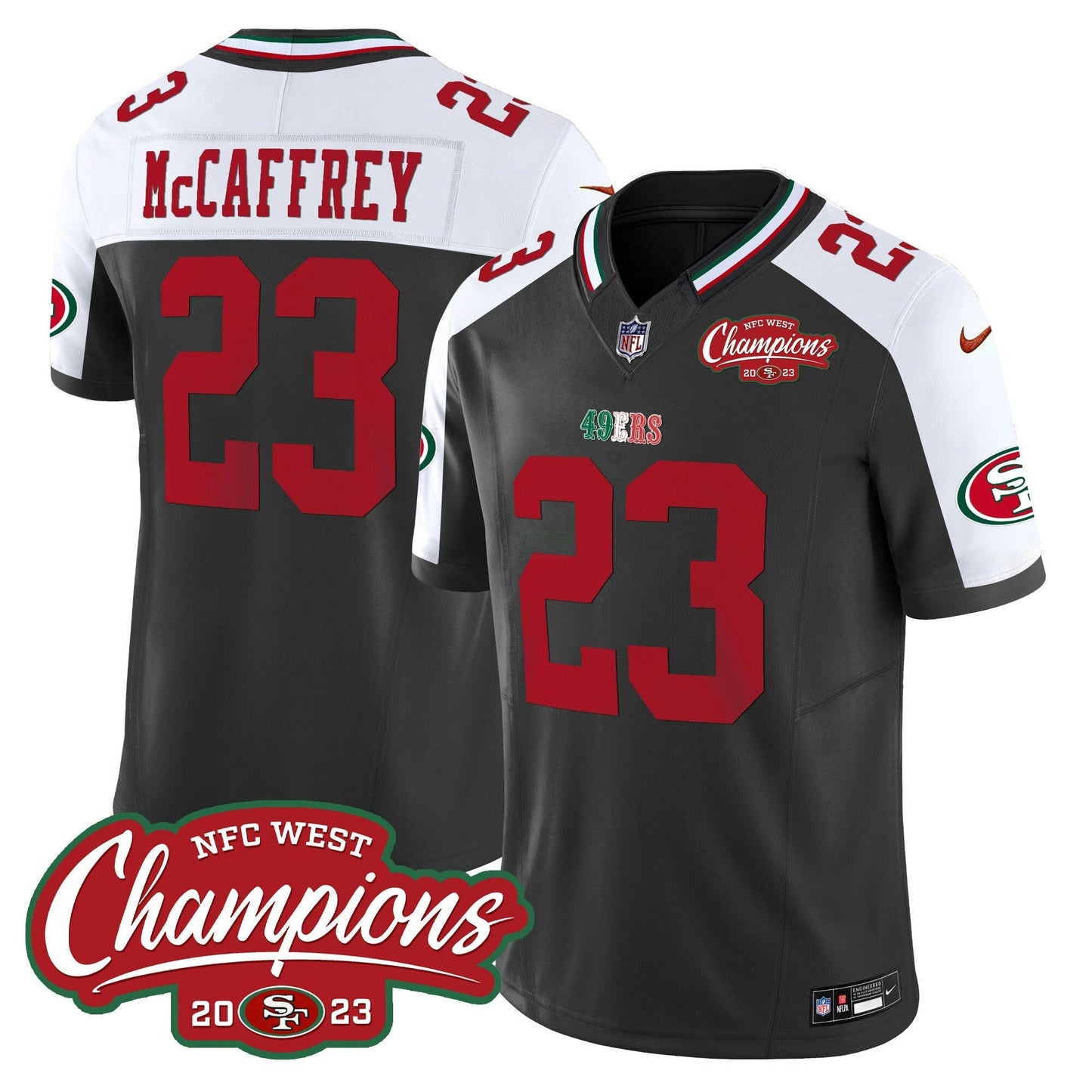 Camisa NFL Men’s Mexico 2023 NFC West Champions Patch Vapor Jersey
