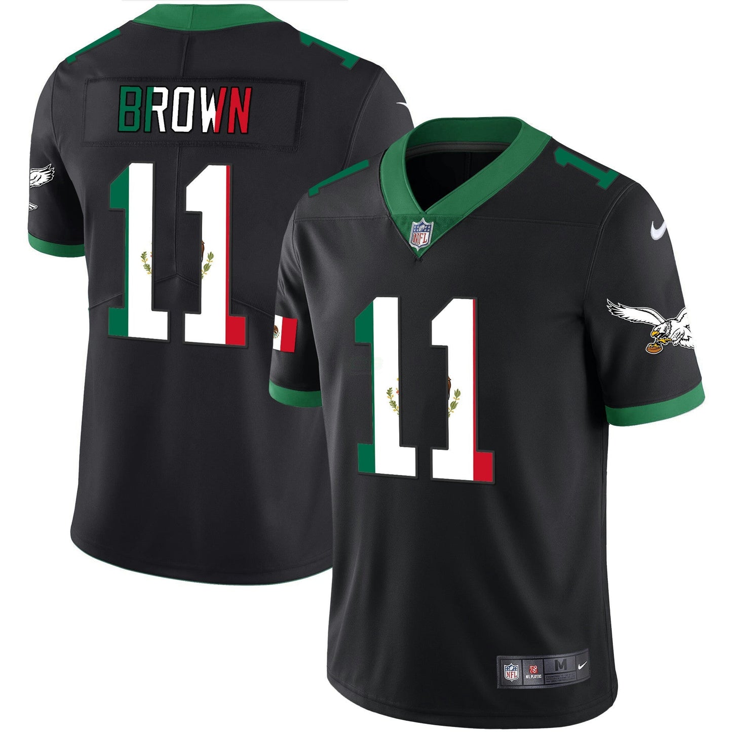 Camisa NFL Men’s Mexico Gold & Kelly Vapor Jersey