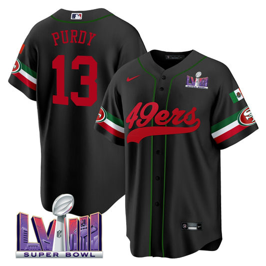 Camisa NFL Men’s Mexico Super Bowl LVIII Patch Jersey