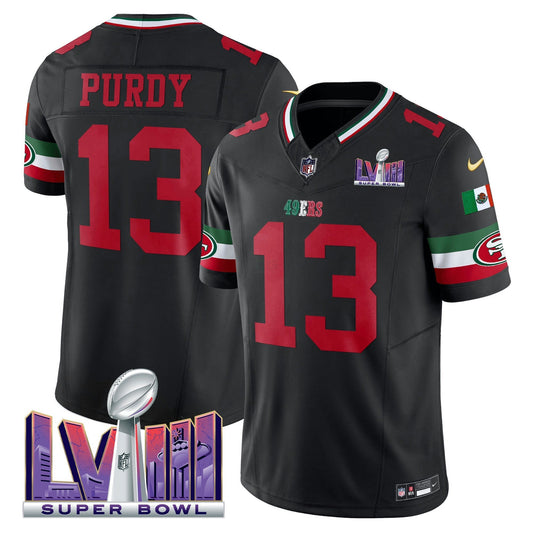 Camisa NFL Men’s Mexico Super Bowl LVIII Patch Vapor Jersey