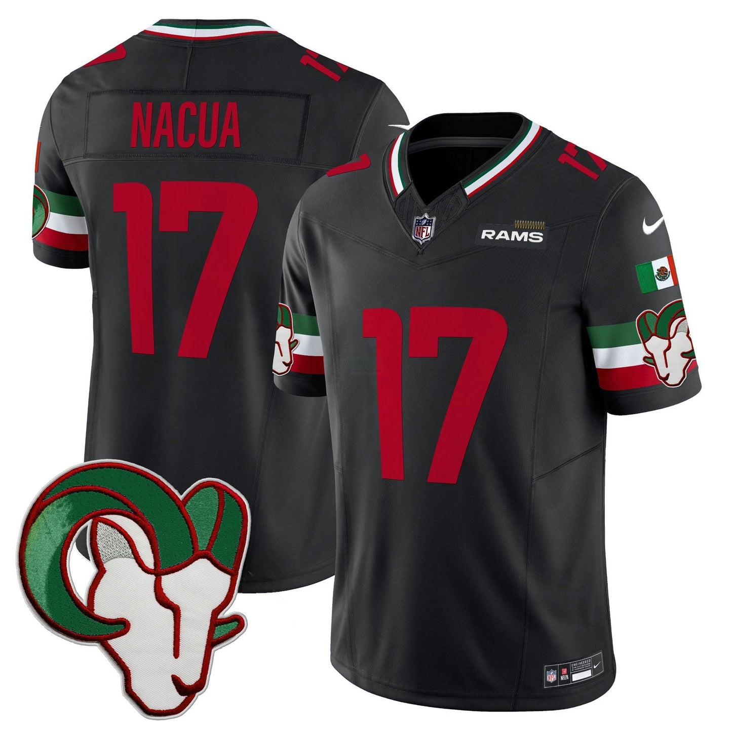 Camisa NFL Los Angeles Rams Men’s Mexico Vapor Limited Jersey
