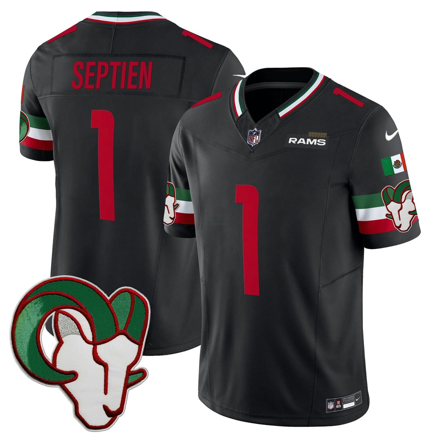 Camisa NFL Los Angeles Rams Men’s Mexico Vapor Limited Jersey