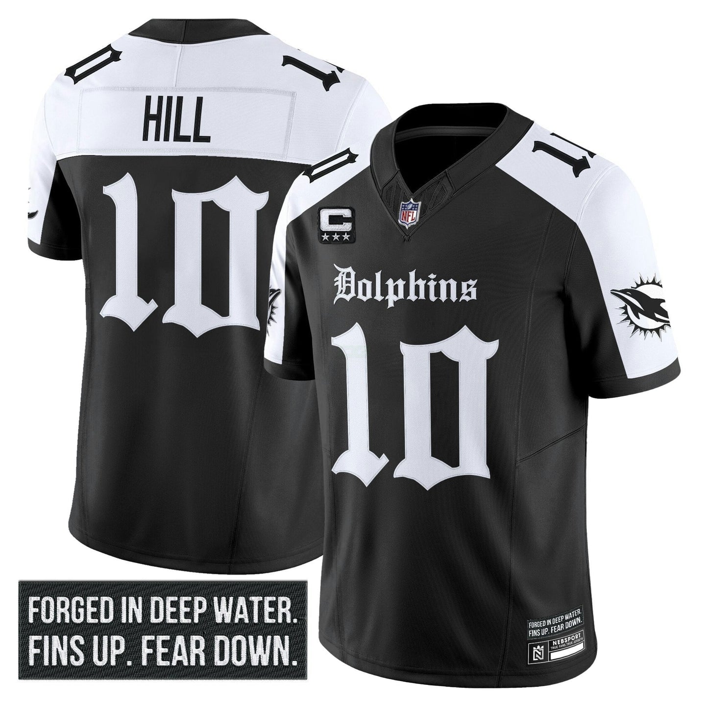 Camisa NFL Men’s Miami ‘Gothic Deep Water Edition’ Vapor Limited Jersey