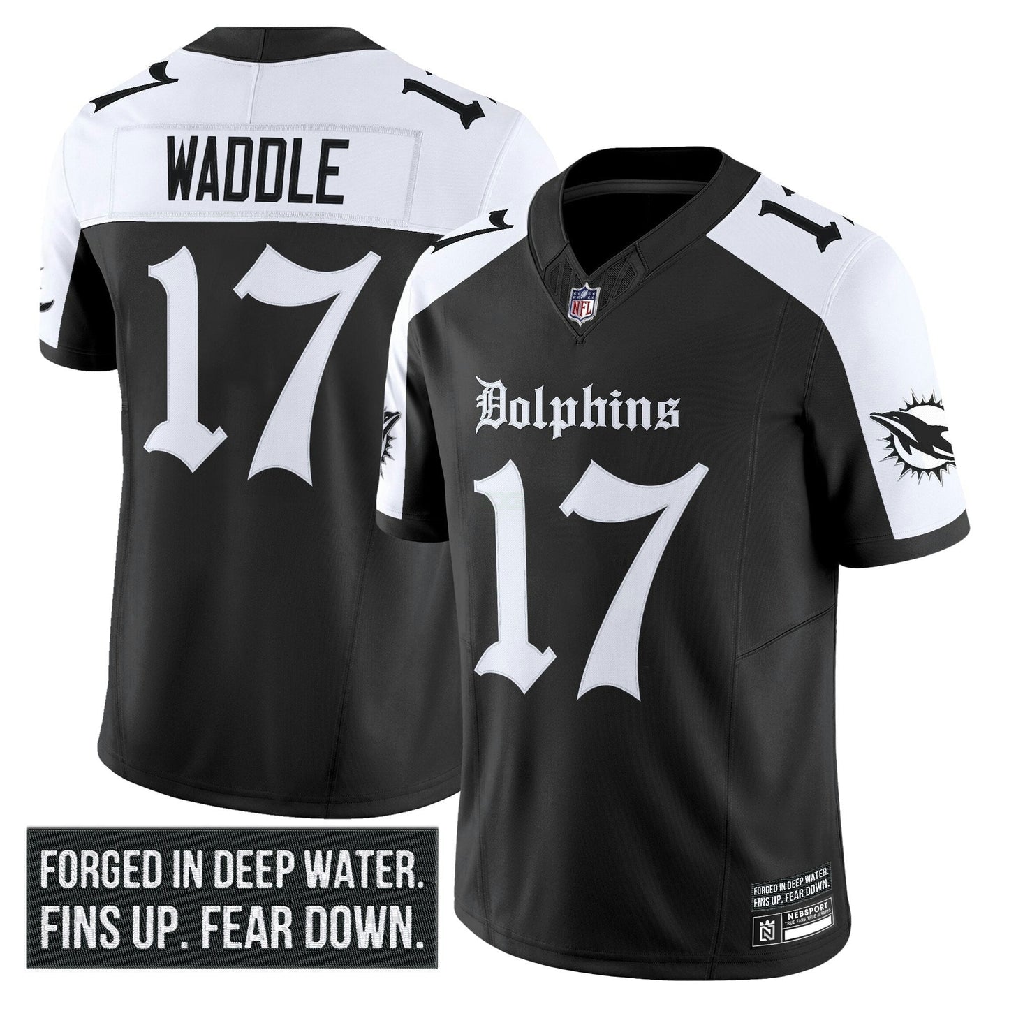 Camisa NFL Men’s Miami ‘Gothic Deep Water Edition’ Vapor Limited Jersey