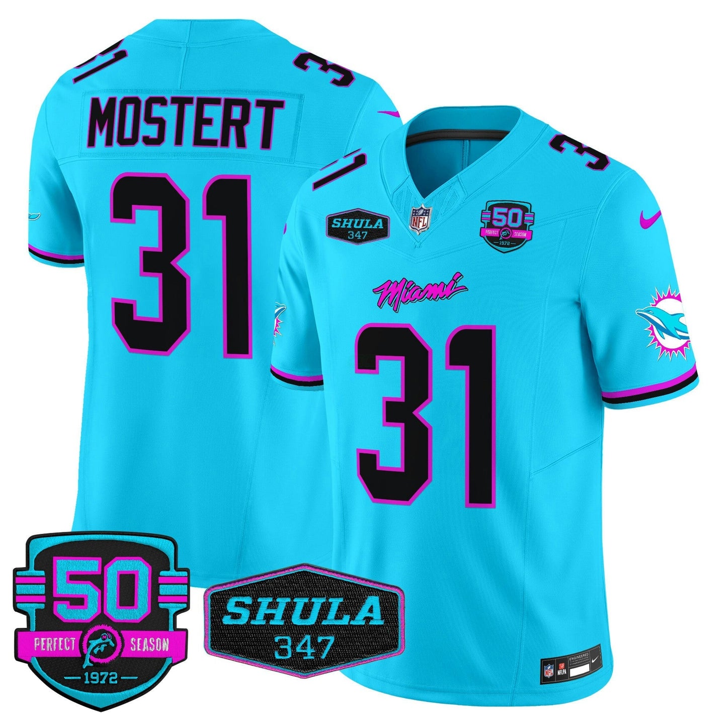 Camisa NFL Men’s “Miami Vice” Vapor Limited Jersey V4