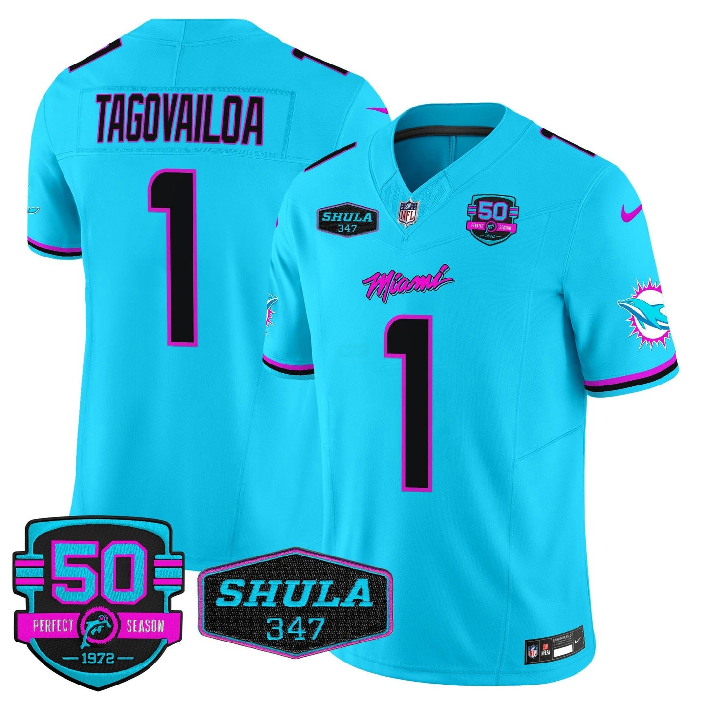 Camisa NFL Men’s “Miami Vice” Vapor Limited Jersey V4