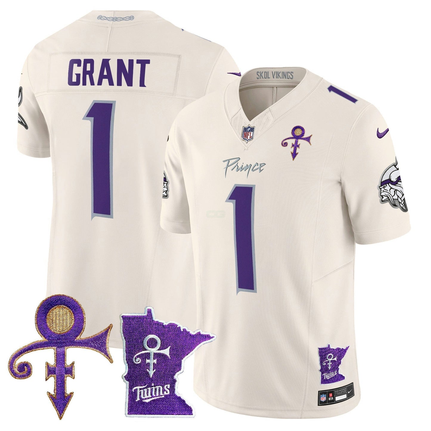 Camisa NFL Men’s Minnesota 2024 Prince Vapor Limited Jersey V2