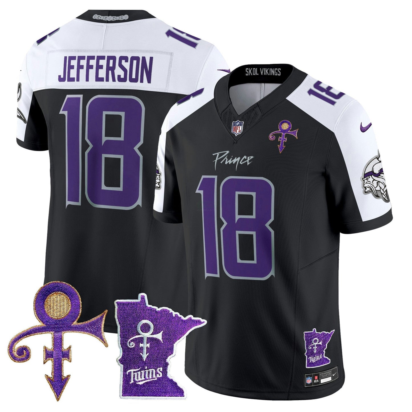 Camisa NFL Men’s Minnesota 2024 Prince Vapor Limited Jersey V2