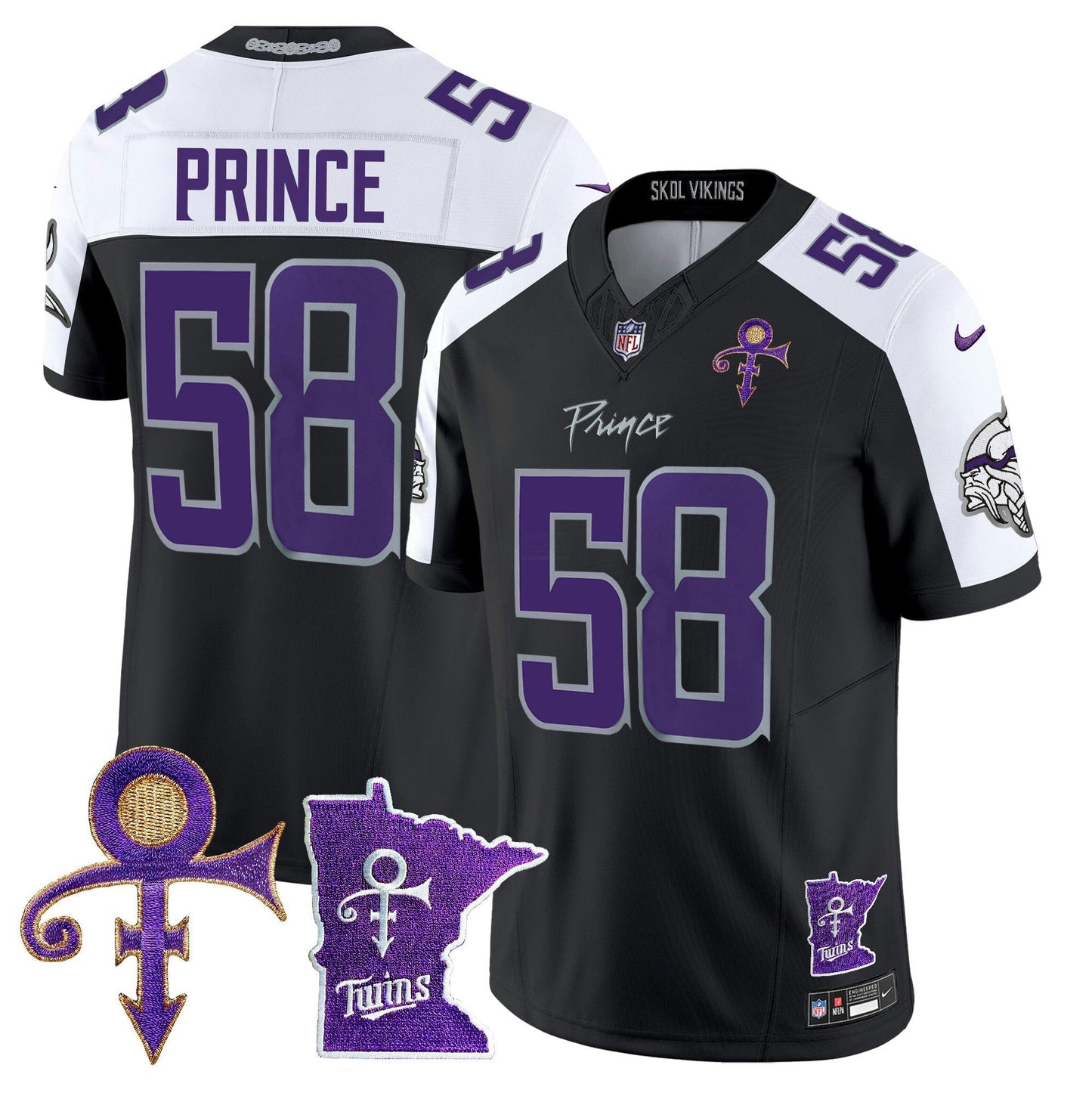 Camisa NFL Men’s Minnesota 2024 Prince Vapor Limited Jersey V2