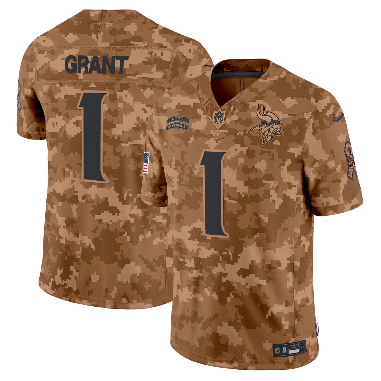 Camisa NFL Men’s Minnesota 2024 Salute to Service Vapor Limited Jersey