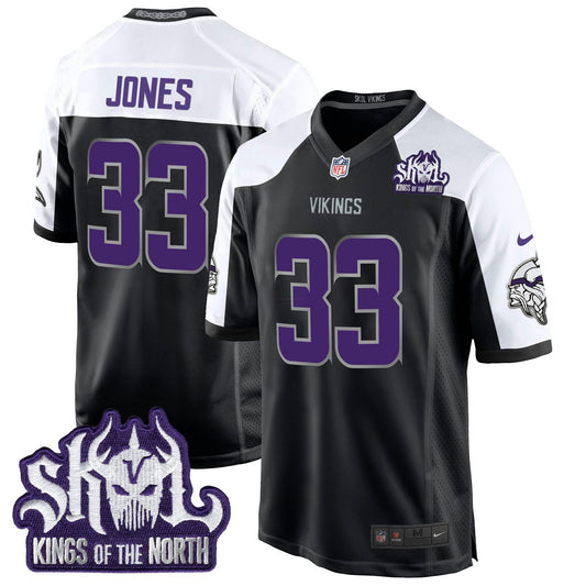 Camisa NFL Men’s Minnesota 2024 Winter Warrior Skol Patch Game Jersey