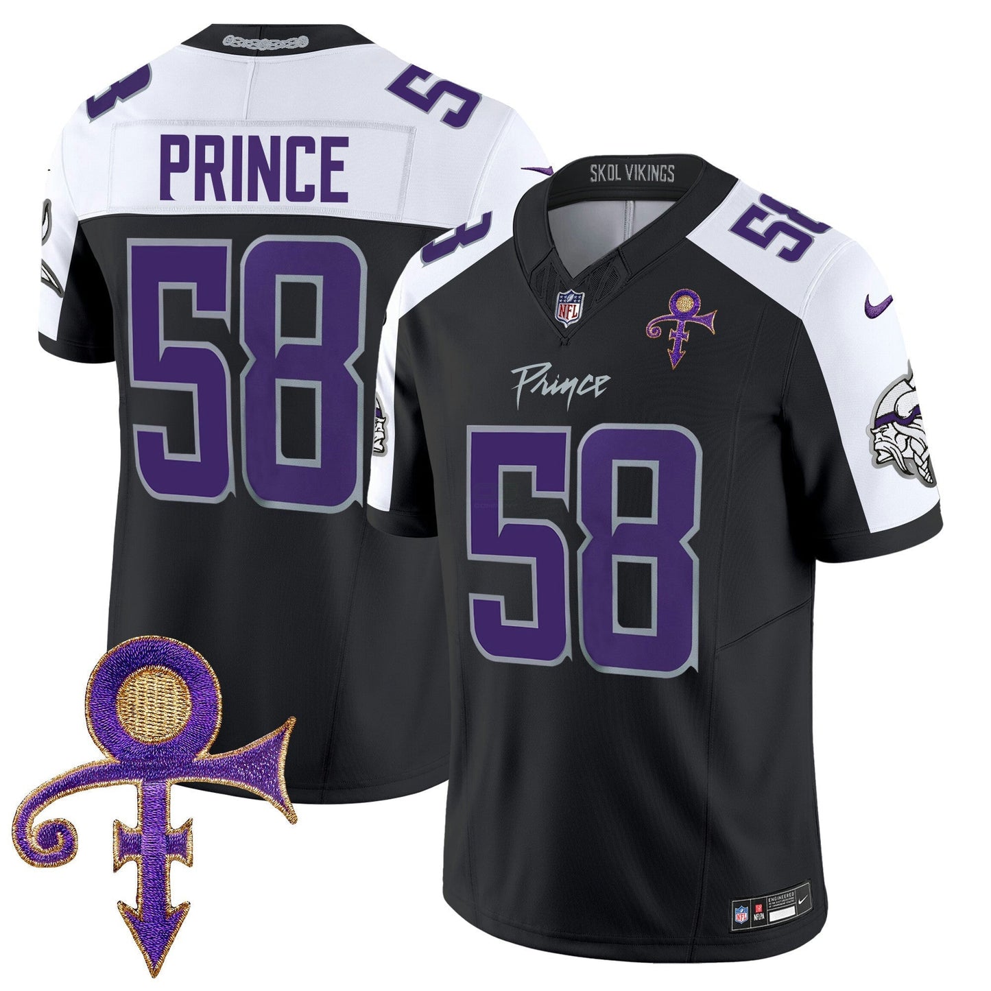 Camisa NFL Men’s Minnesota 2025 Prince Vapor Limited Jersey
