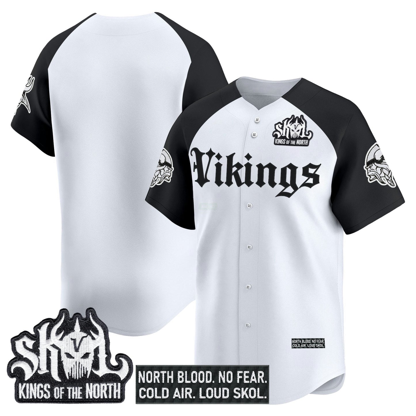 Camisa NFL Men’s Minnesota ‘Gothic Norseblood Edition’ Vapor Jersey
