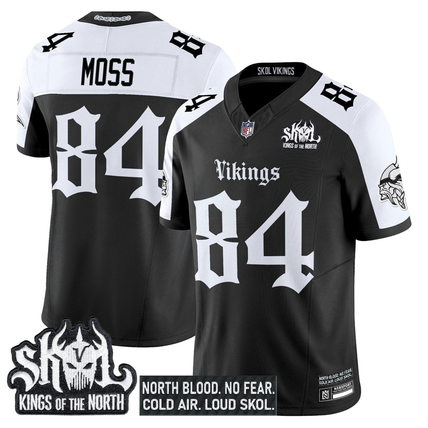 Camisa NFL Men’s Minnesota ‘Gothic Norseblood Edition’ Vapor Limited Jersey