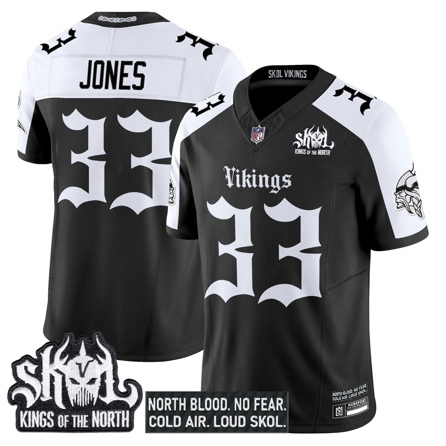 Camisa NFL Men’s Minnesota ‘Gothic Norseblood Edition’ Vapor Limited Jersey