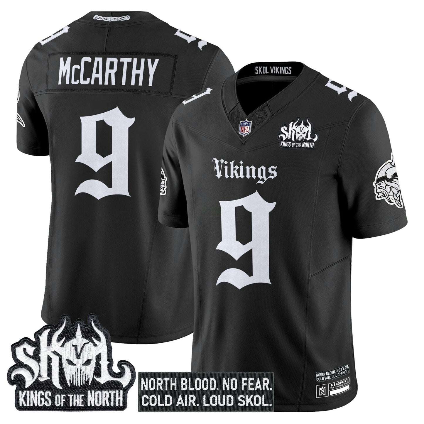 Camisa NFL Men’s Minnesota ‘Gothic Norseblood Edition’ Vapor Limited Jersey