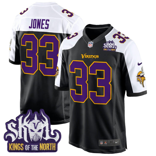Camisa NFL Men’s Minnesota King Of The North Patch Throwback Game Jersey