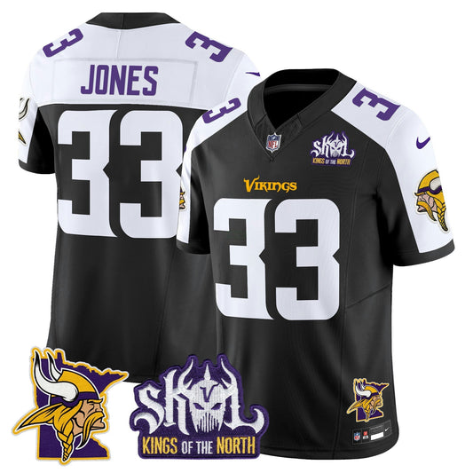 Camisa NFL Men’s Minnesota Kings Of The North Patch Vapor Limited Jersey V3