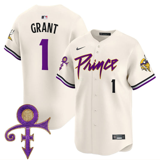 Camisa NFL Men’s Minnesota Prince Patch Vapor Premier Limited Jersey