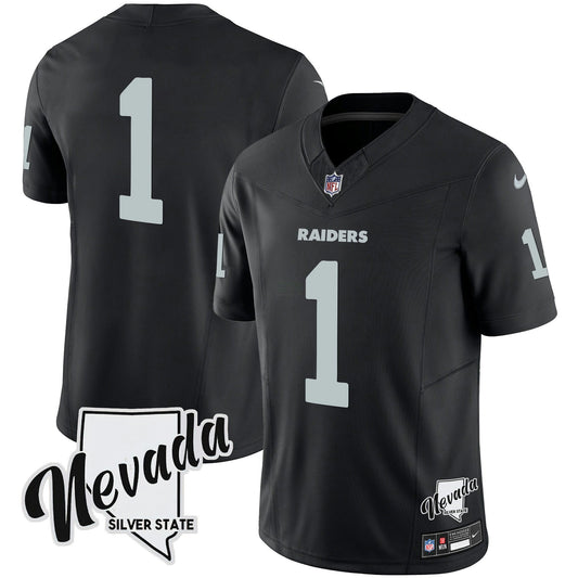 Camisa NFL Men’s Nevada Silver State Patch Vapor Jersey