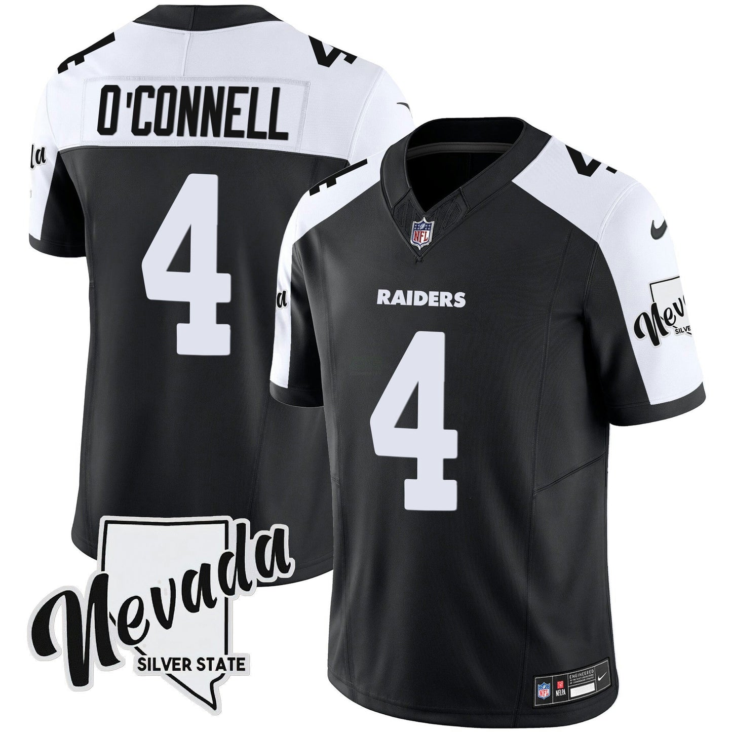 Camisa NFL Men’s Nevada Silver State Patch Vapor Jersey