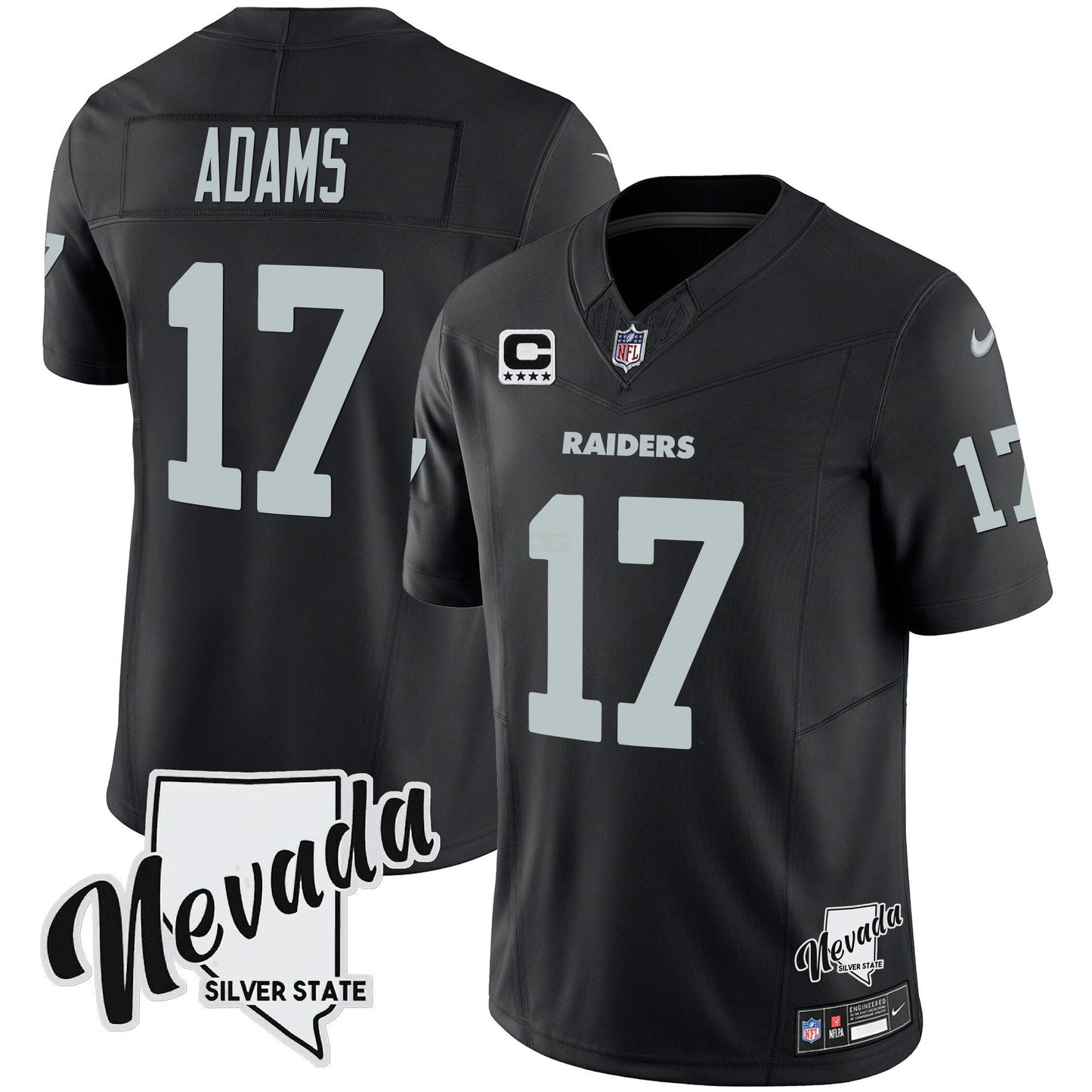 Camisa NFL Men’s Nevada Silver State Patch Vapor Jersey