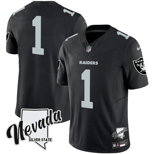 Camisa NFL Men’s Nevada Silver State Patch Vapor Jersey V2
