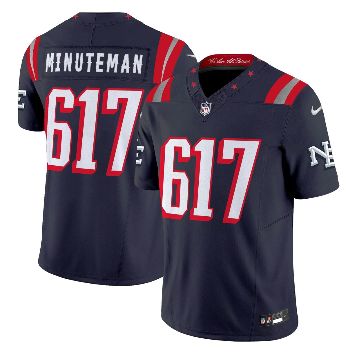 Camisa NFL Men’s New England 2025 “Rivalries” Vapor Limited Jersey