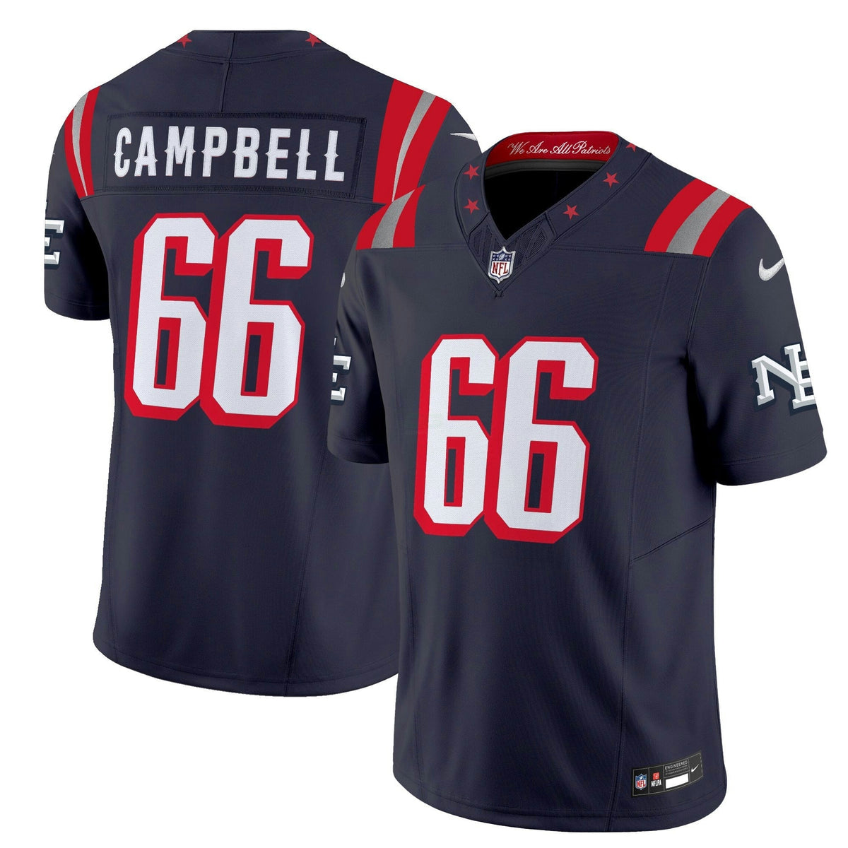 Camisa NFL Men’s New England 2025 “Rivalries” Vapor Limited Jersey