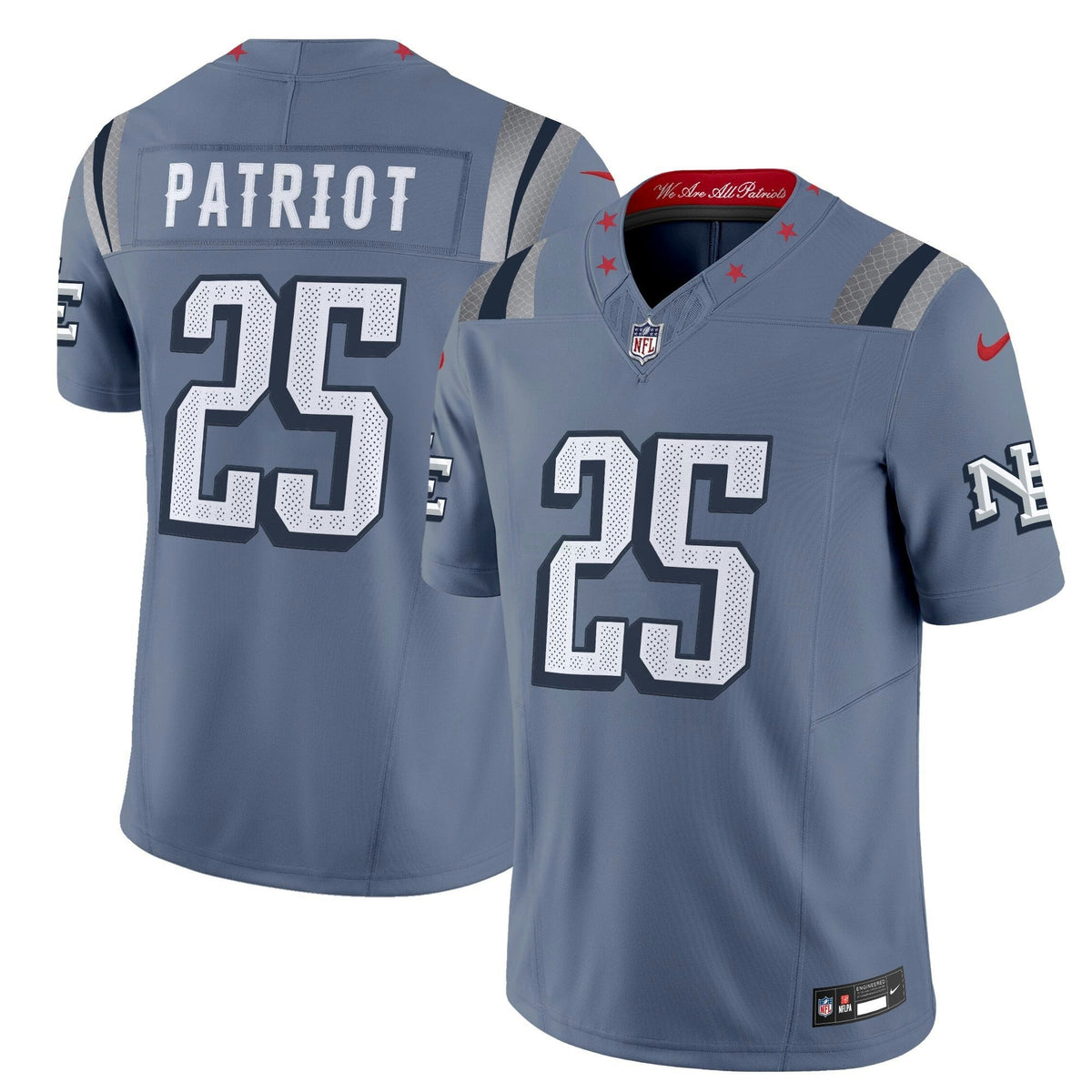 Camisa NFL Men’s New England 2025 “Rivalries” Vapor Limited Jersey