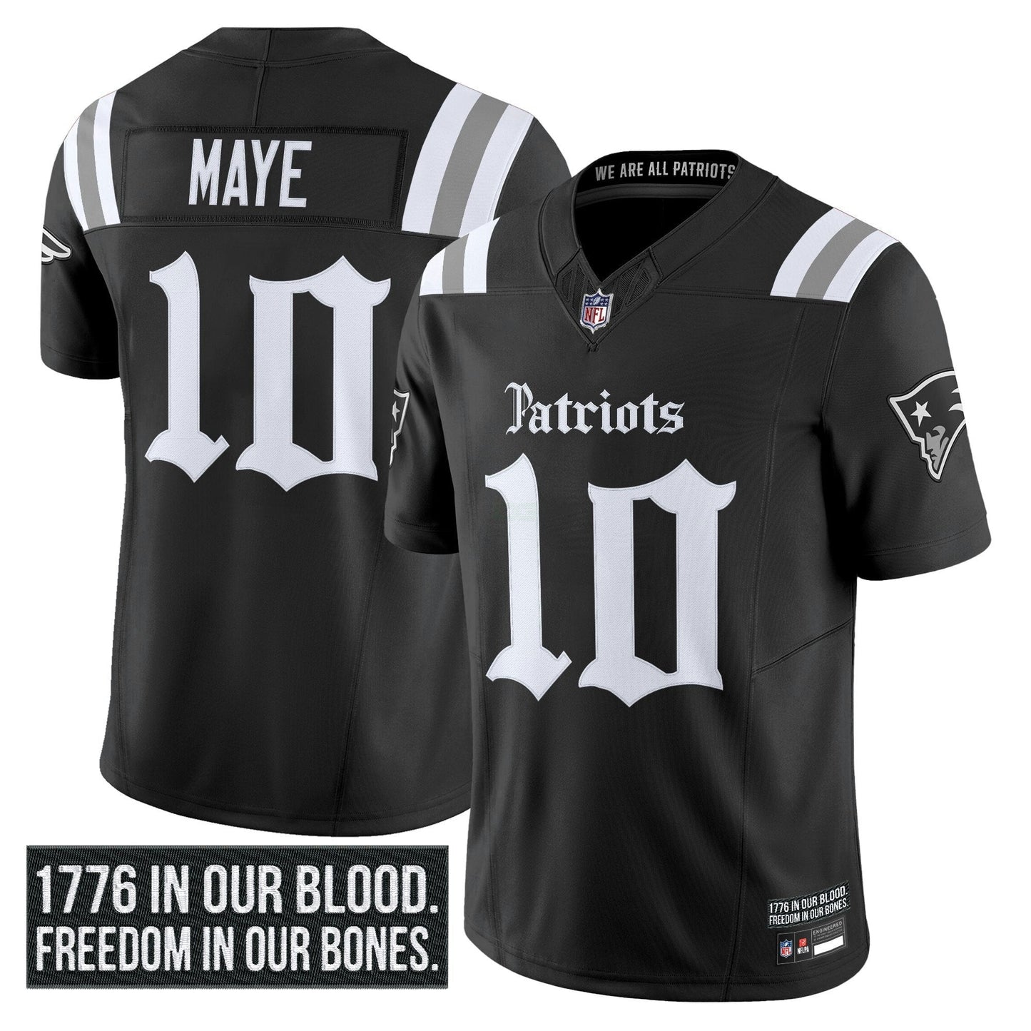 Camisa NFL Men’s New England ‘Gothic Revolution Edition’ Vapor Limited Jersey