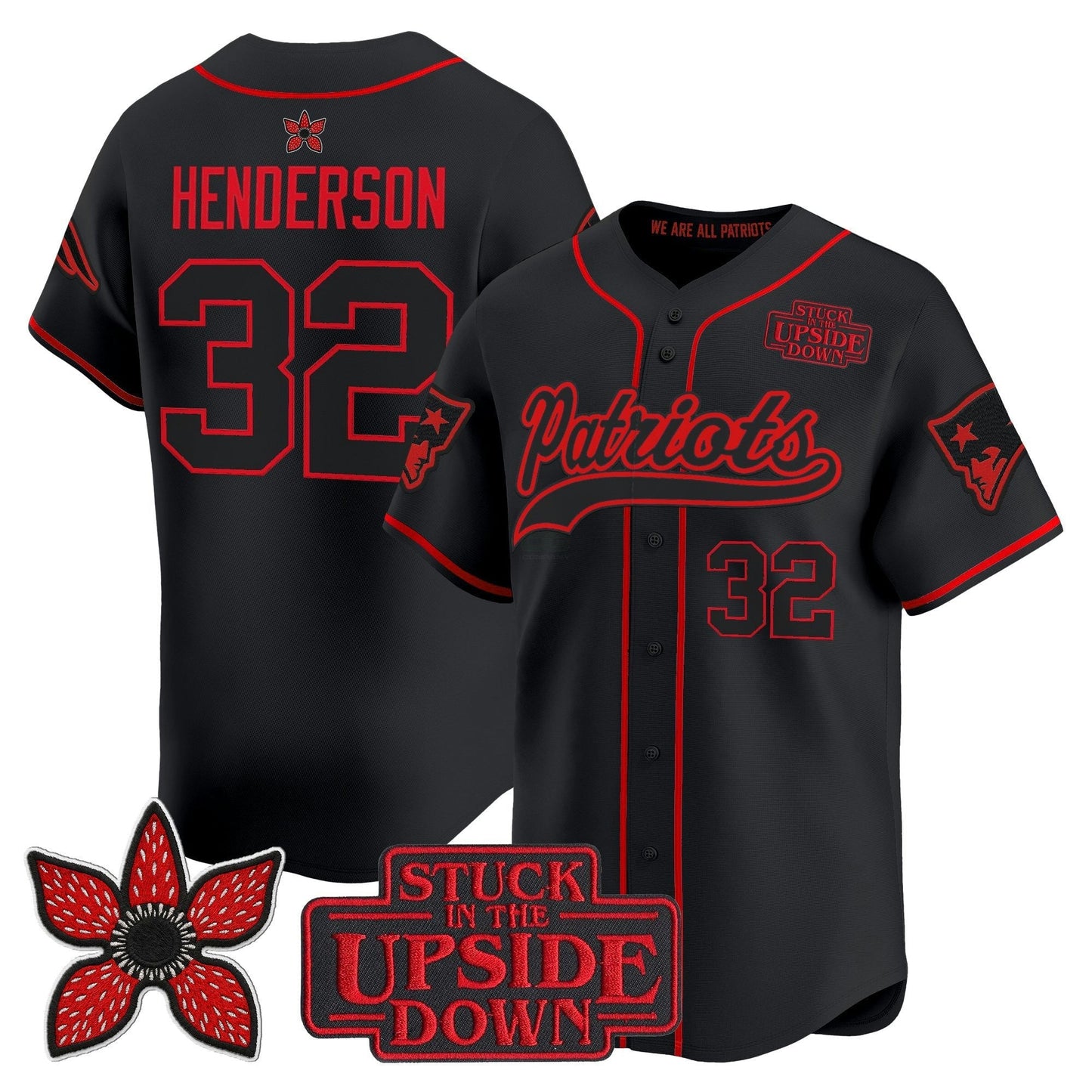 Camisa NFL Men’s New England ‘Stranger Things Edition’ Vapor Jersey