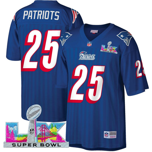 Camisa NFL Men’s New England Super Bowl LX Throwback Jersey