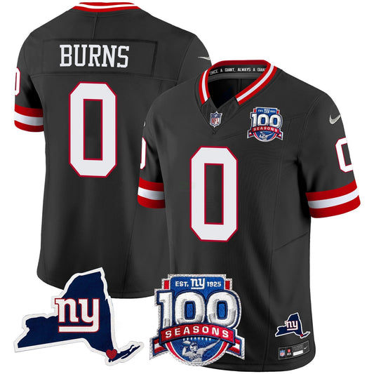 Camisa NFL Men’s New York 100th Season & State Patch Vapor Limited Jersey
