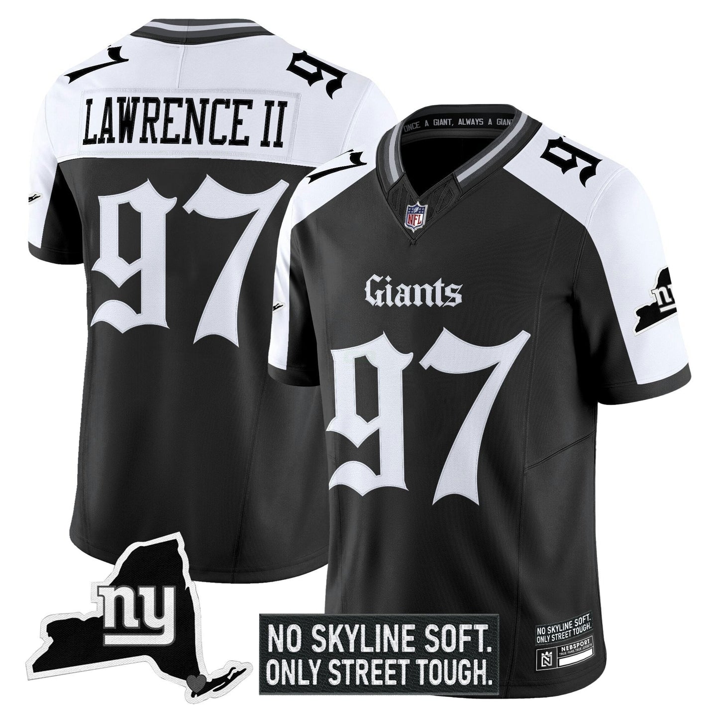 Camisa NFL Men’s New York ‘Gothic Gotham Edition’ Vapor Limited Jersey