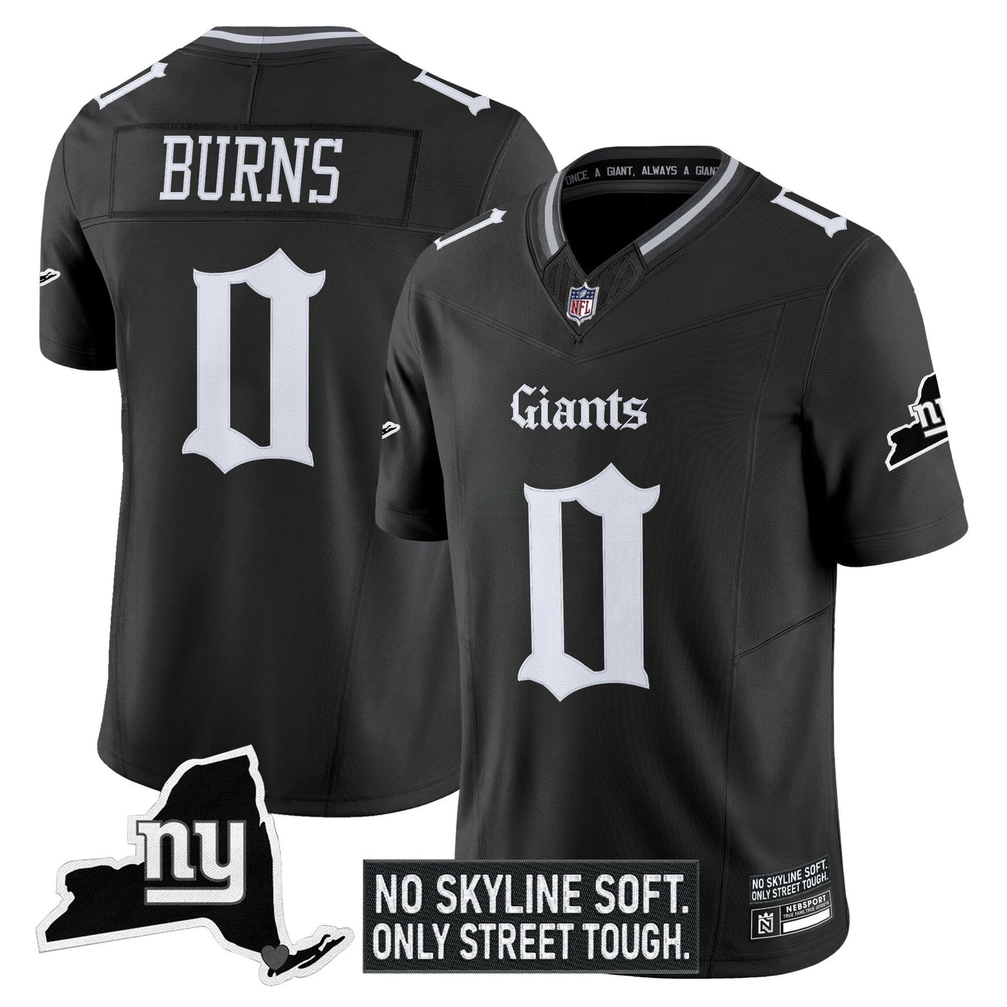 Camisa NFL Men’s New York ‘Gothic Gotham Edition’ Vapor Limited Jersey
