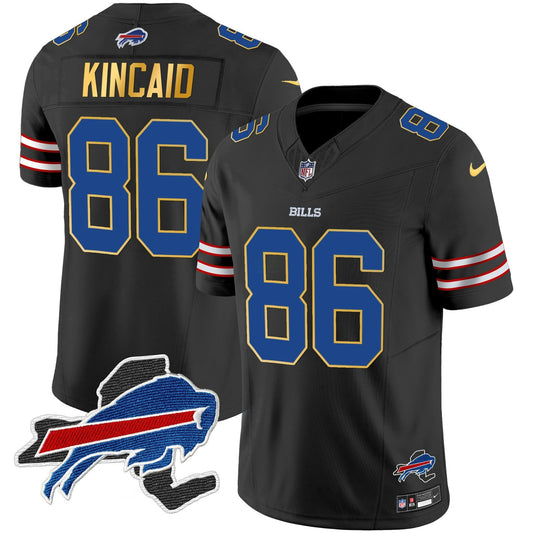 Camisa NFL Men’s New York Patch Dourada Trim Vapor Jersey