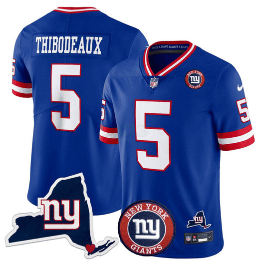 Camisa NFL Men’s New York State & Logo Patch Limited Jersey