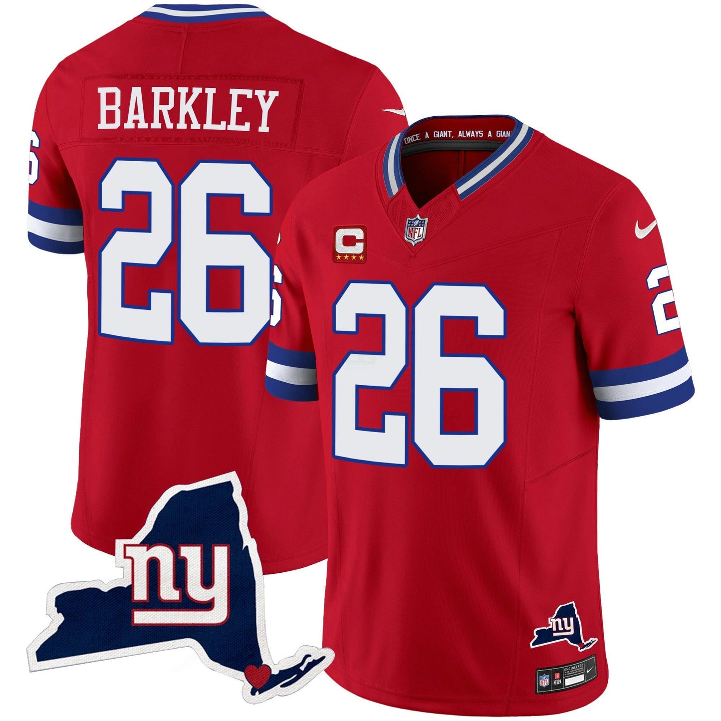 Camisa NFL Men’s New York State Map Patch Limited Jersey V2
