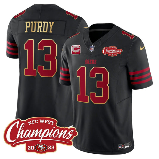 Camisa NFL Men’s NFC West Champions Dourada Trim Vapor Jersey