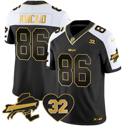 Camisa NFL Men’s O.J. Simpson Patch Dourada Vapor Limited Jersey