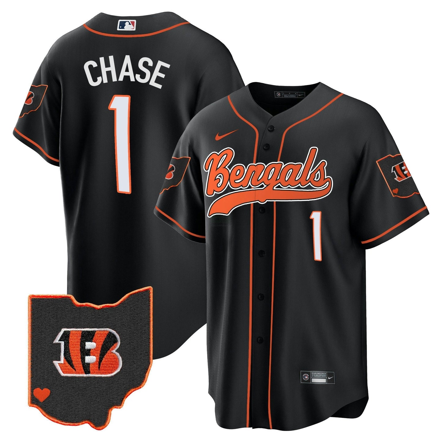 Camisa NFL Men’s Ohio Patch Jersey