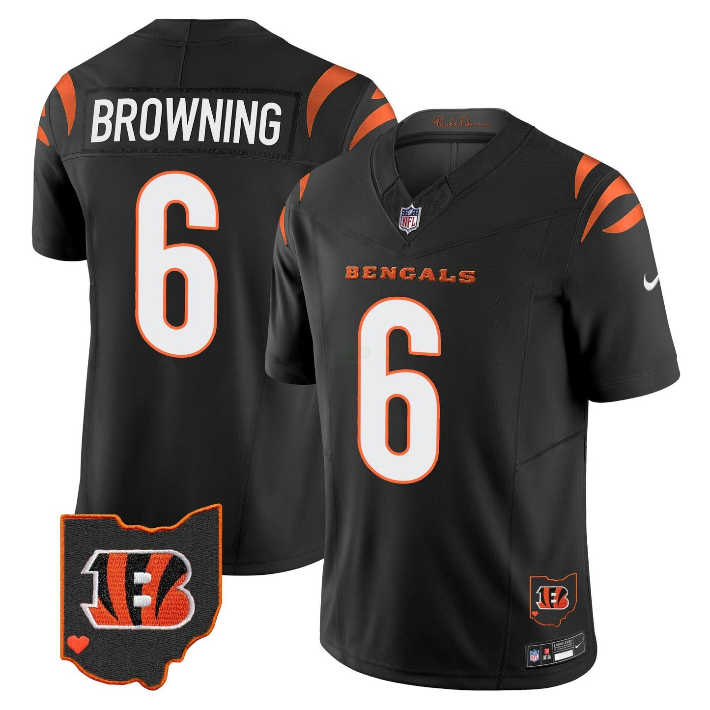 Camisa NFL Men’s Ohio Patch Vapor Limited Jersey
