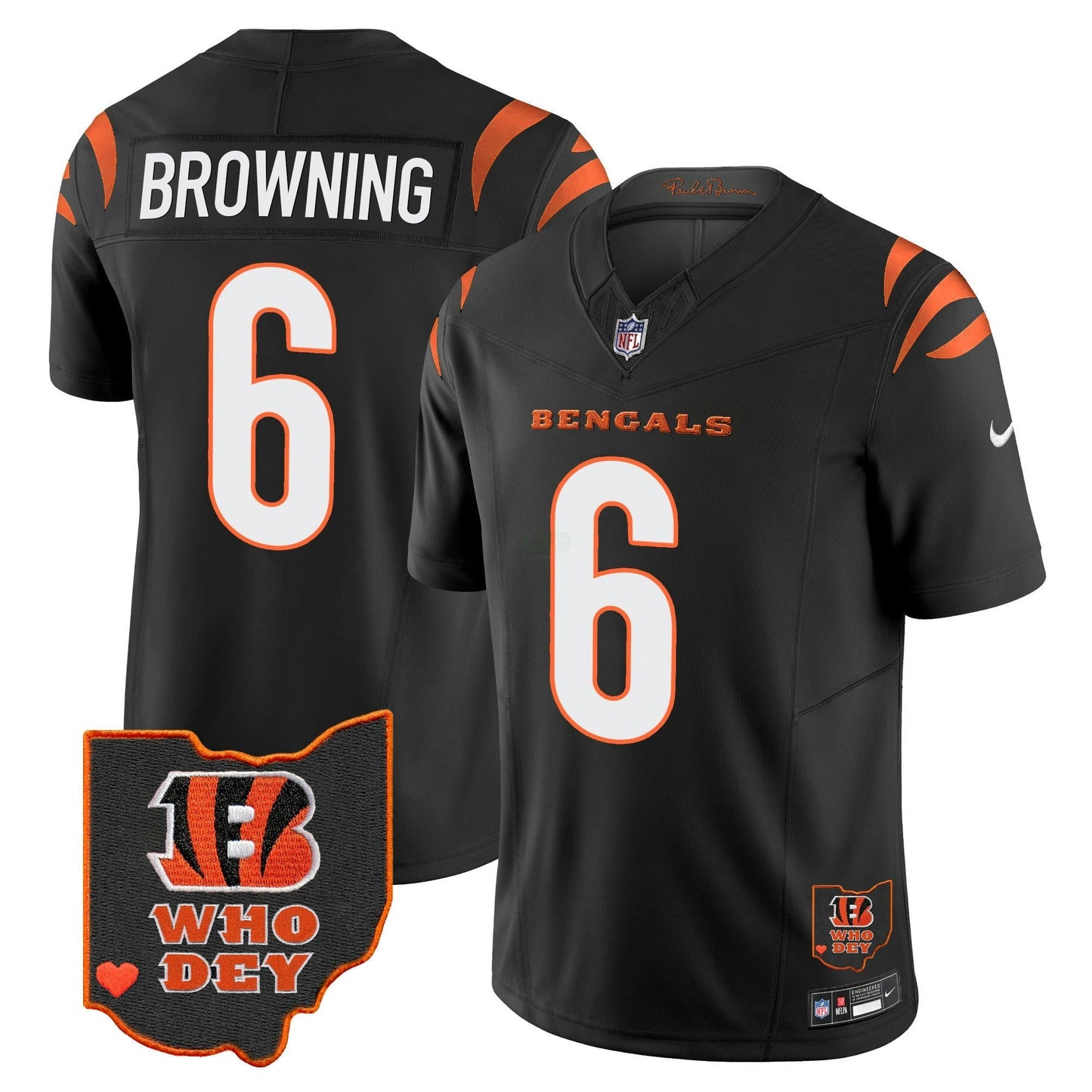 Camisa NFL Men’s Ohio Patch Vapor Limited Jersey V2