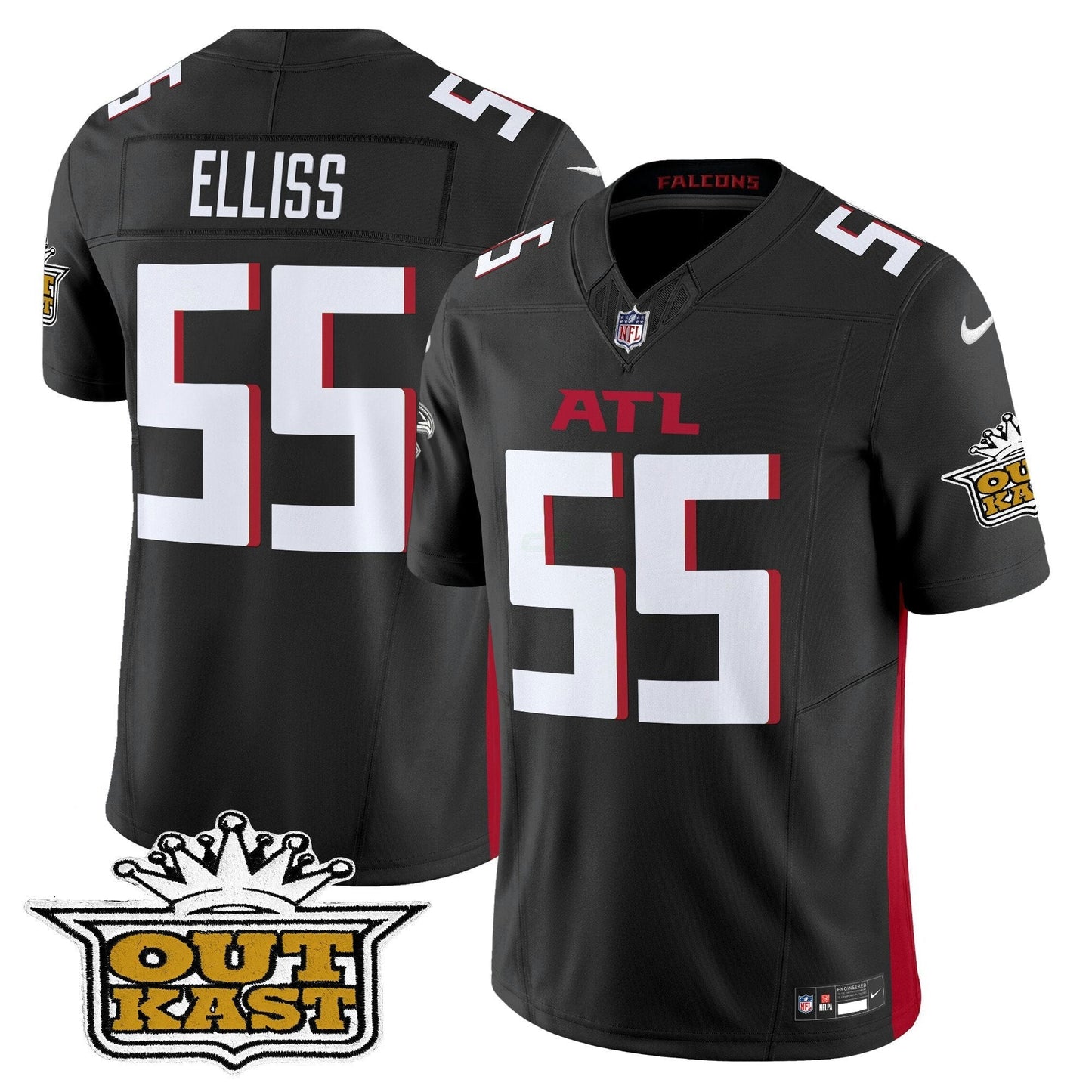 Camisa NFL Men’s Outkast x Atlanta 2024 Vapor Limited Jersey