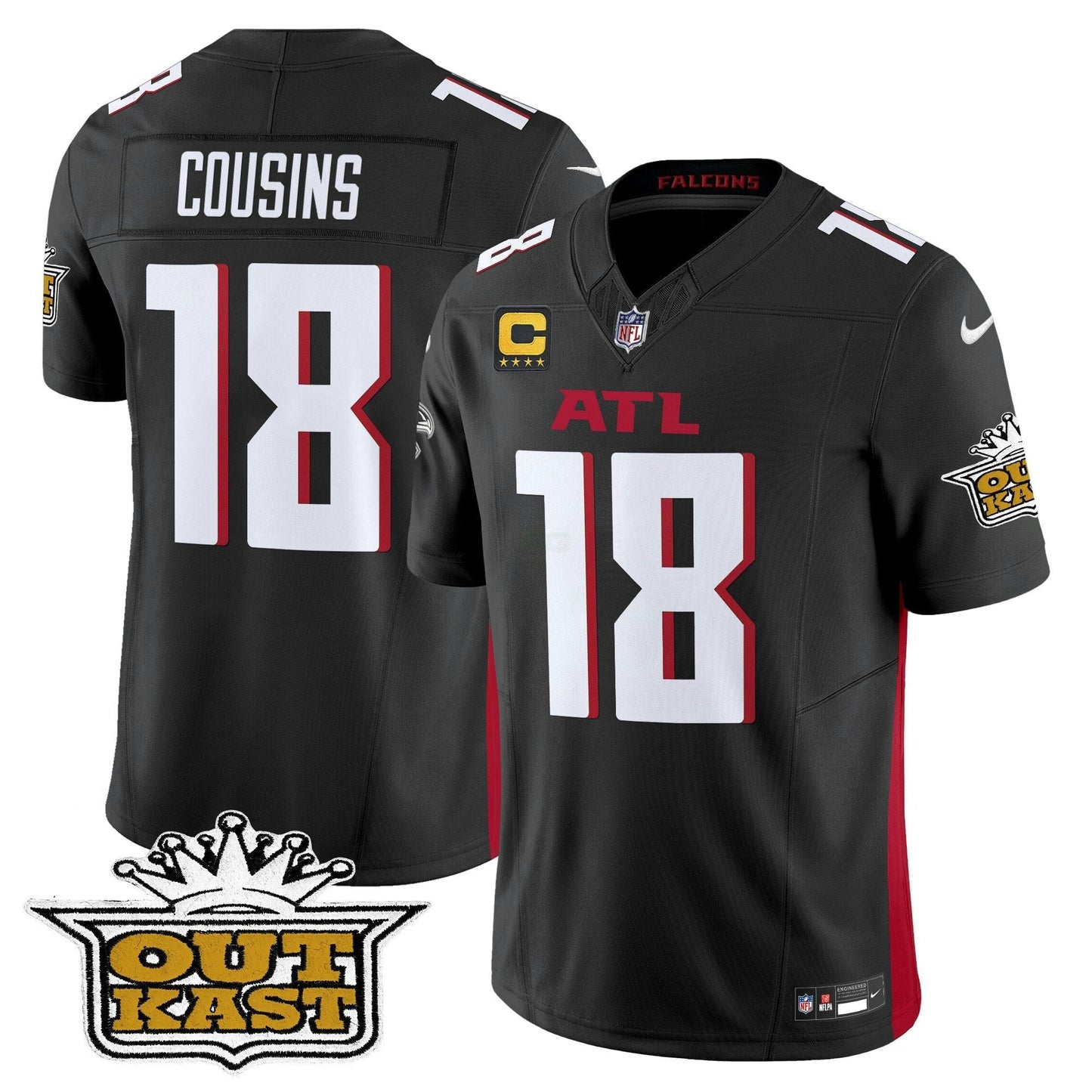 Camisa NFL Men’s Outkast x Atlanta 2024 Vapor Limited Jersey