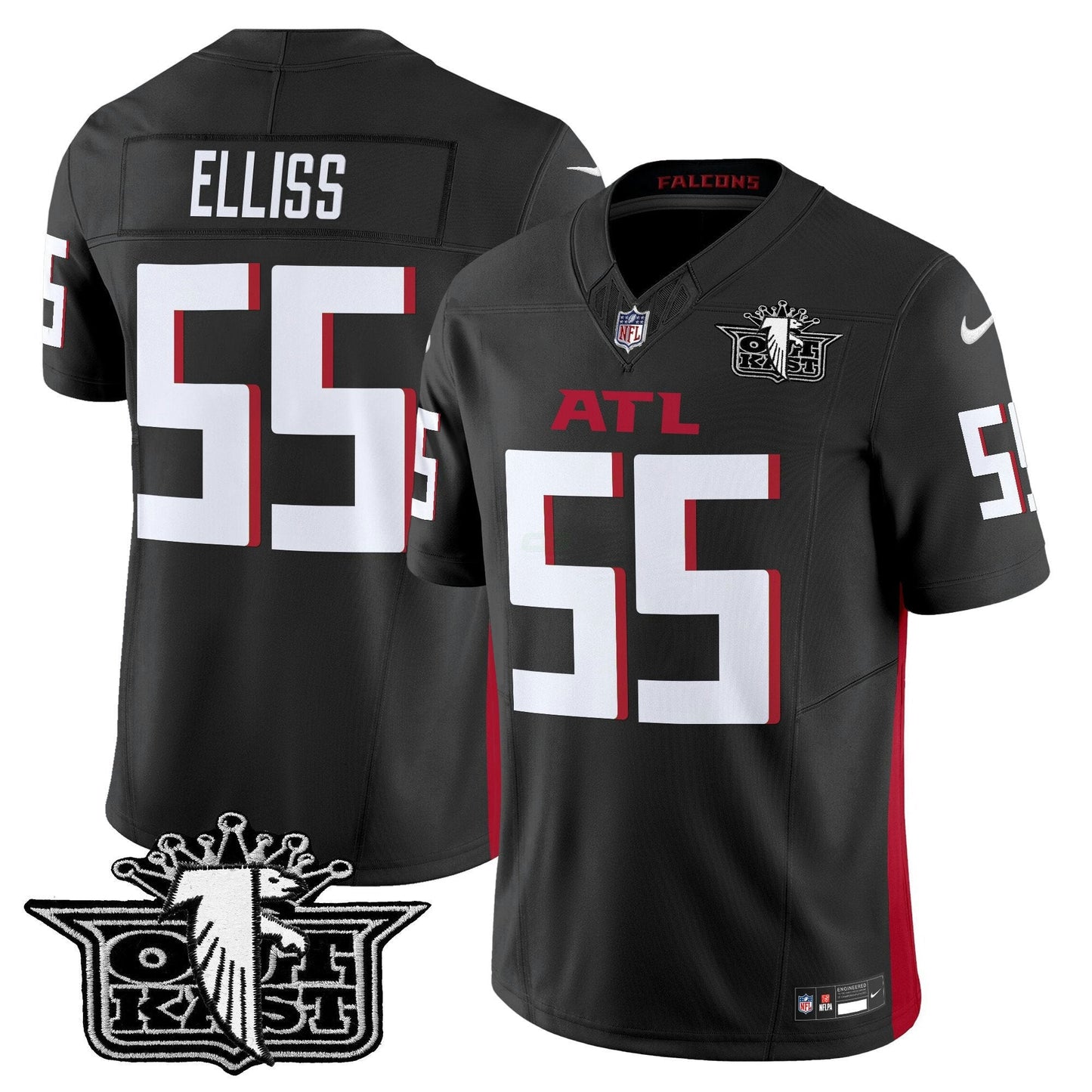 Camisa NFL Men’s Outkast x Atlanta 2024 Vapor Limited Jersey V2