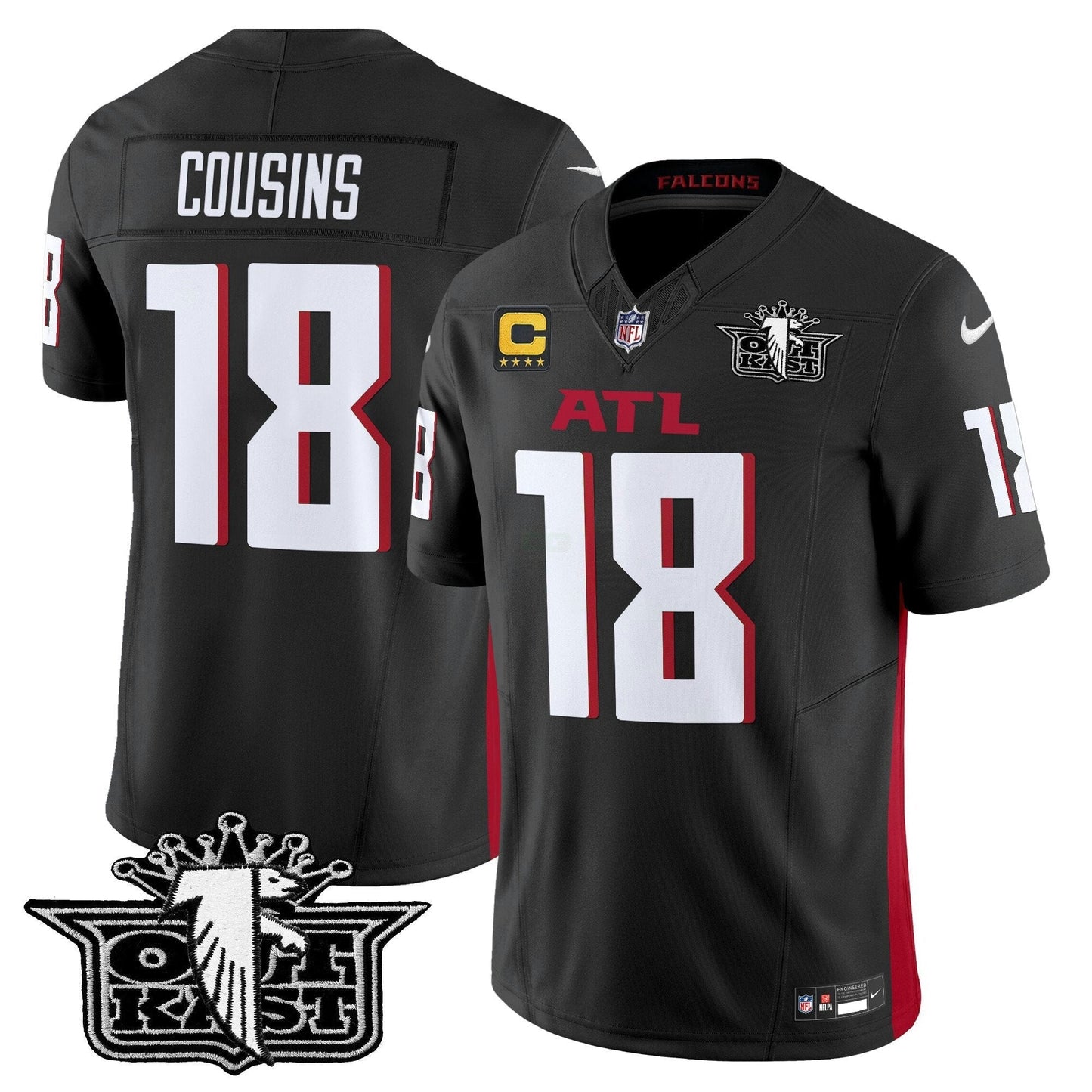 Camisa NFL Men’s Outkast x Atlanta 2024 Vapor Limited Jersey V2